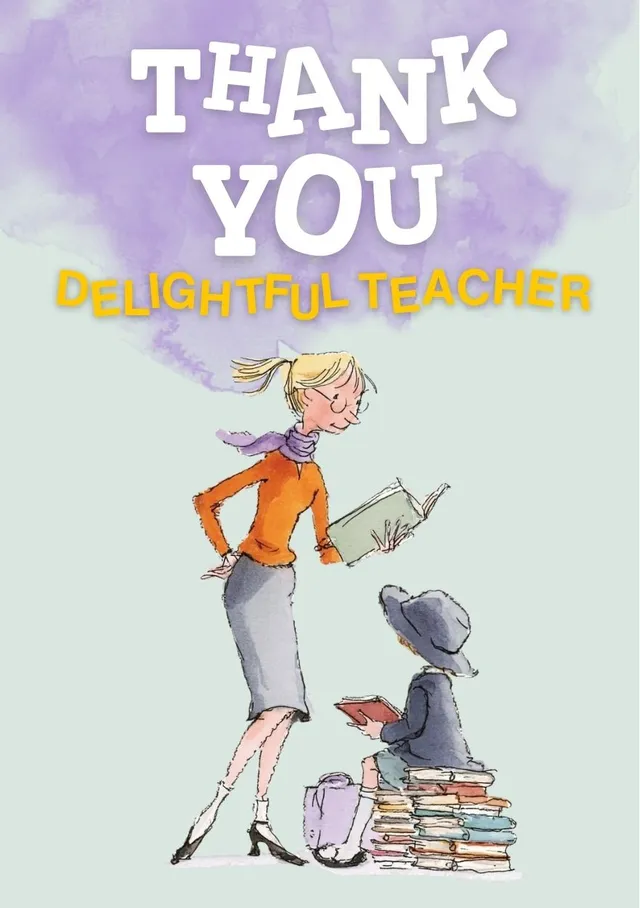 Thank You Teacher Storybook Scene