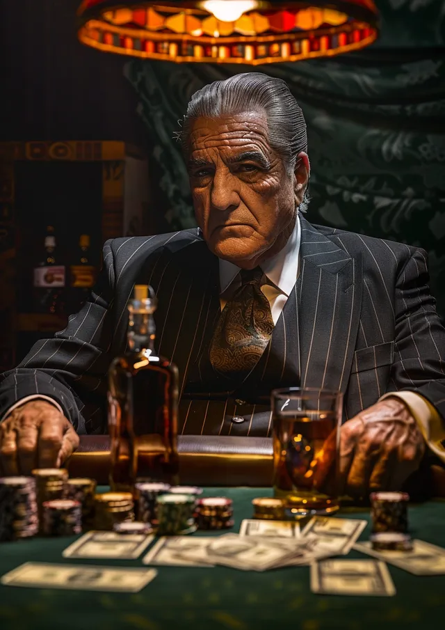 Cardroom Kingpin Face Swap