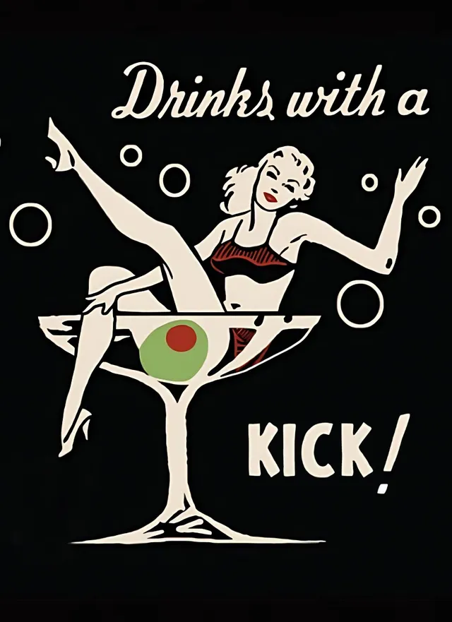 Cocktail Pin-Up Face Swap