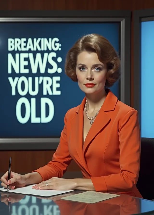 Breaking News You're Old Birthday