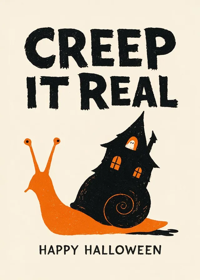 Creep It Real Haunted Snail