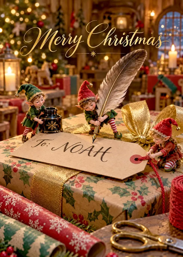 Christmas Elves At Work