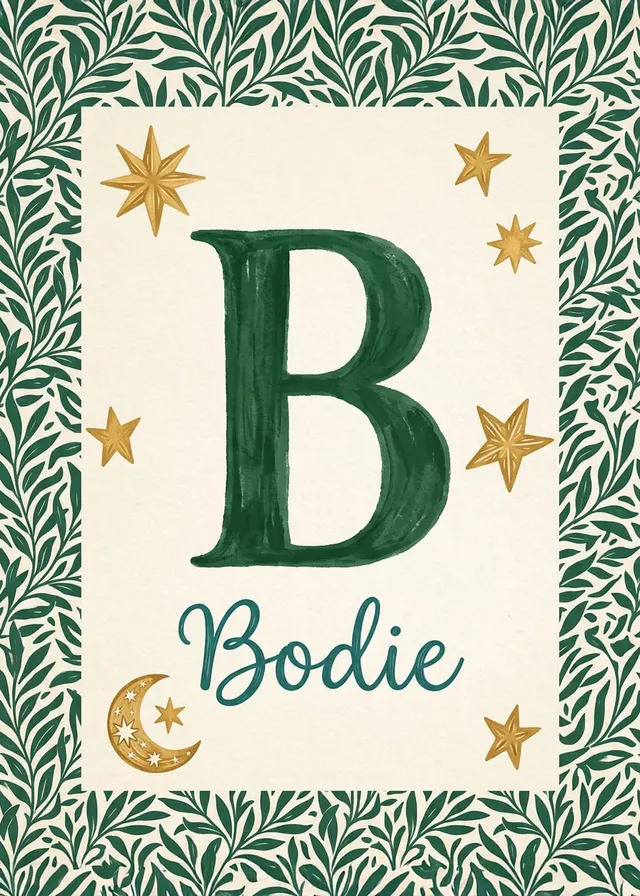 Botanical Starry Monogram