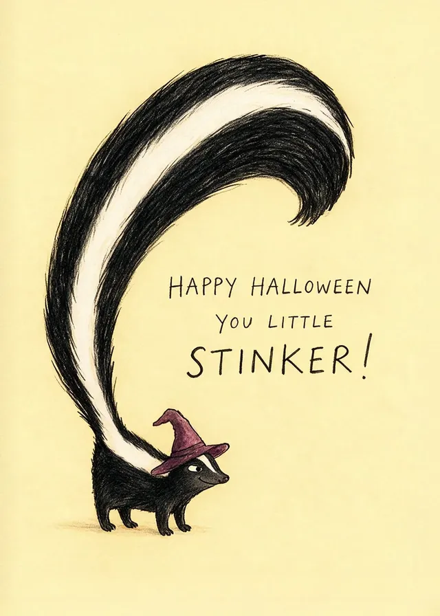 Happy Halloween Little Stinker