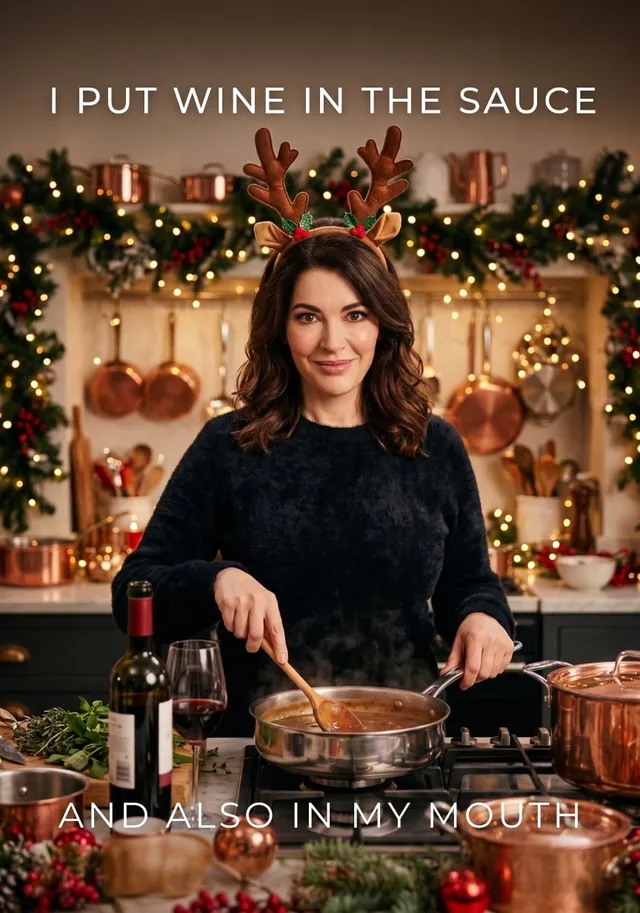 Christmas Cooking With Wine
